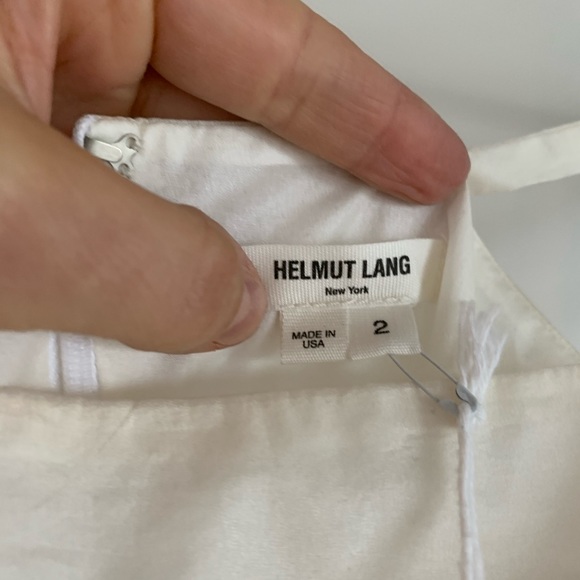 Silk Helmut Lang Dress with rouched hem! New! - Picture 5 of 6